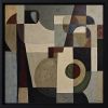 Le point de bascule | Oil And Acrylic Painting in Paintings by Sophie DUMONT.. Item made of canvas works with minimalism & contemporary style