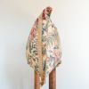 Vintage Floral RL with Braided Jute Trim Pillow Set of 2 - 20x26 | Pillows by Vantage Design