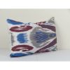 Ikat Cotton Pillow cover - Uzbekistan Traditional Handwoven | Cushion in Pillows by Vintage Pillows Store