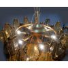 Alan Mizrahi QZ2456 Amber And Fume Poliedri | Chandeliers by Alan Mizrahi Lighting Design