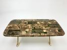 Custom Order Walnut Transparent Green Epoxy Table - Epoxy | Dining Table in Tables by TigerWoodAtelier. Item made of walnut works with minimalism & contemporary style