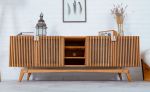 Kineko Media Console | Storage by MODERNCRE8VE. Item made of oak wood