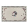 Handwoven Floral Pattern Needlepoint Kilim Rug, Wall Hanging | Area Rug in Rugs by Vintage Pillows Store. Item made of wool & fiber