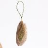 Madagascar Wild Silk Cocoon Ornament - Green | Decorative Objects by Tanana Madagascar
