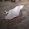 Live Edge Walnut Slab Coffee Table Turned Legs Cahaba Table | Tables by Alabama Sawyer. Item composed of walnut