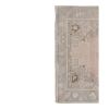 Vintage Geometric Oriental Turkish Neutral Pale Color Oushak | Area Rug in Rugs by Vintage Pillows Store. Item made of cotton & fiber