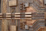 Circuit Board: Wood wall sculpture | Wall Hangings by Craig Forget. Item composed of oak wood in mid century modern or contemporary style