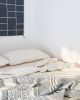 Grid Pillowcases - Cream | Pillows by MINNA