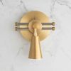 Art Deco Sconce - Model No. 3740 | Sconces by Peared Creation. Item composed of brass and glass