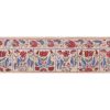 Suzani Tapestry With Bird Design, Animal Pictorial Silk on S | Tablecloth in Linens & Bedding by Vintage Pillows Store