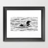 Morning Loon | Prints by Brazen Edwards Artist. Item composed of canvas and paper
