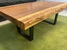 MonkeyPod Live Edge Coffee Table | Tables by Carlberg Design. Item composed of wood in minimalism or country & farmhouse style