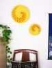 Large Yellow Woven African Basket | Serveware by Reflektion Design