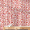 Color Spots Warm Wallpaper | Wall Treatments by Color Kind Studio. Item made of fabric with paper
