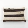 Vintage Kilim Pillowcase Throw Rug Pillow,  Striped Lumbar K | Cushion in Pillows by Vintage Pillows Store