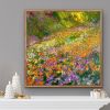 Golden Superbloom | Oil And Acrylic Painting in Paintings by Checa Art. Item composed of wood and synthetic