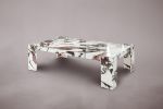 Enigma Calacatta Viola Rectangular Marble Coffee Table | Dining Table in Tables by HamamDecor LLC