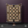 Sargassum Seaweed Blanket | Linens & Bedding by Sean Martorana. Item made of cotton & fiber