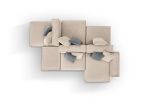Oasi Modular Sofa | Couch in Couches & Sofas by OM Editions: A Limited Edition Furniture Collection. Item made of fabric with leather