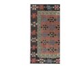 70s Vibrant Colors Striped Design Turkish Kilim Rug | Area Rug in Rugs by Vintage Pillows Store