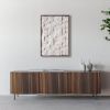 Textured Plaster Wall Art: 3D Relief, Japandi Minimalist Painting | Wall Sculpture in Wall Hangings by Vaiva Art Atelier