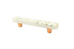 Terrazzo Tea Green 4" CC Oblong Pull | Hardware by Windborne Studios. Item made of synthetic