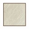 Gestural Marks in Linen by DSCVR Art Framed Square Canvas | Prints in Paintings by ArtCollectiv