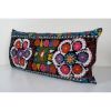 Vintage Black Velvet Dated Suzani Bedding Pillow Fashioned f | Cushion in Pillows by Vintage Pillows Store