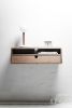 Hallway Table Entryway Floating Console | Console Table in Tables by Manuel Barrera Habitables. Item made of oak wood