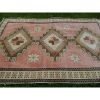 Vintage Anatolian Oushak Kars Handwoven Ushak Area Rug | Rugs by Vintage Pillows Store. Item composed of cotton & fiber