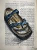 Hiking Shoe | Watercolor Painting in Paintings by Grange Home. Item composed of steel and paper in boho or contemporary style