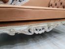Victorian Sofa/ Hand Carved Stressed Aged Wooden Frame/  Tuf | Couch in Couches & Sofas by Art De Vie Furniture