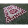 Traditional Turkish Oushak Gallery Carpet, Farmhouse Kitchen | Area Rug in Rugs by Vintage Pillows Store. Item composed of cotton & fiber