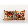 Pair Vintage Lumbar, Set Velvet Pillow Cover Decorative | Sham in Linens & Bedding by Vintage Pillows Store. Item made of cotton