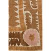 Vintage Asian Suzani Textile - Samarkand Faded Camel Bedspre | Tablecloth in Linens & Bedding by Vintage Pillows Store