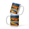 Coffee Mug - Day Blazed - Tropical Sunset Palm Tree Art | Work by Eman's Gallery