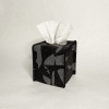 Tissue Box Cover Fragment Charcoal | Decorative Box in Decorative Objects by Lorraine Tuson