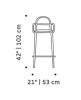 Luc Bar And Counter Chair | Chairs by Marie Burgos Design and Collection