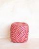 Small Oaxacan Woven Basket - Crimson | Storage Basket in Storage by MINNA