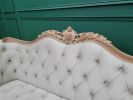 French Style Settee/ Powdered Aged Bronze / Hand Carved Wood | Couch in Couches & Sofas by Art De Vie Furniture