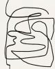 Japandi Wall Art, Modern Minimalist Abstract Line Art Poster | Prints by Capricorn Press. Item composed of paper in boho or minimalism style