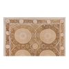 Suzani Bedspread - Neutral Pastel Uzbek Textile - Tribal Emb | Tablecloth in Linens & Bedding by Vintage Pillows Store