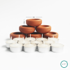 Voro Handmade Terracotta Tealight Holder (Pack of 2) | Candle Holder in Decorative Objects by Lit Lamps - Sustainable Mindful Lighting