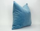 cornflower blue velvet pillow // blue velvet pillow // light | Pillows by velvet + linen