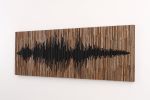 Soundwave: wood wall art | Wall Sculpture in Wall Hangings by Craig Forget. Item composed of wood in mid century modern or contemporary style
