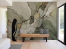 Green Earth — Abstract Luxury Wallpaper Mural | Wall Treatments by ELLE WALLS