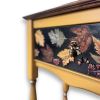 Hand Painted Autumn Leaves Console Table, Solid wood Entryway Table, Mustard Cottage Furniture | Tables by Birds and Gardens Inc. Item composed of maple wood compatible with boho and country & farmhouse style