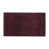 Checkered Turkish Tulu Rug - Wool Karapinar Shaggy Carpet | Area Rug in Rugs by Vintage Pillows Store