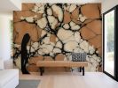 Terracotta Stone — Abstract Luxury Wallpaper Mural | Wall Treatments by ELLE WALLS