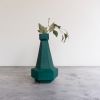 Vase Hexad 06 - Deep Jungle Green | Vases & Vessels by Tropico Studio. Item made of synthetic